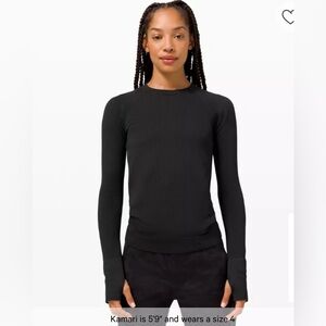 lululemon athletica Black Long Sleeve Top